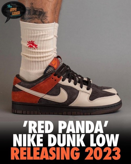 Nikee Dunk Low Red Panda
