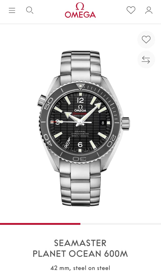 Omeg_a Seamaster Planet Ocean 600M James Bond Edition Skyfall Automatic