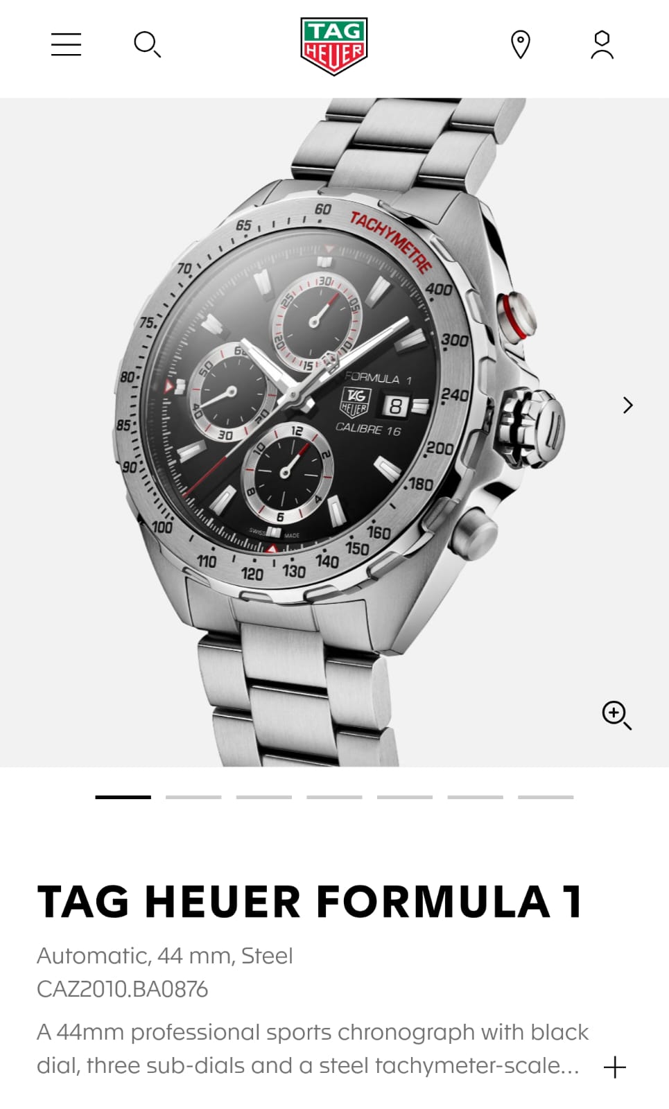 Tag_heuer Chronograph Formula 1 Calibre 16