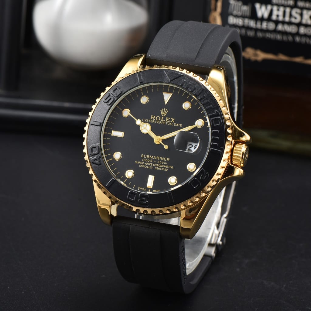 Role_x Oyster Perpetual Yach Master Battery Gold