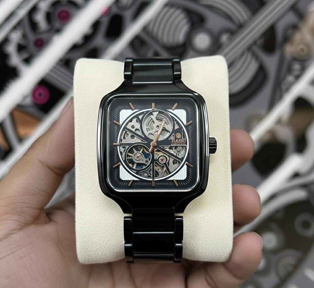 Rad_o True Square Automatic Open Heart Copper