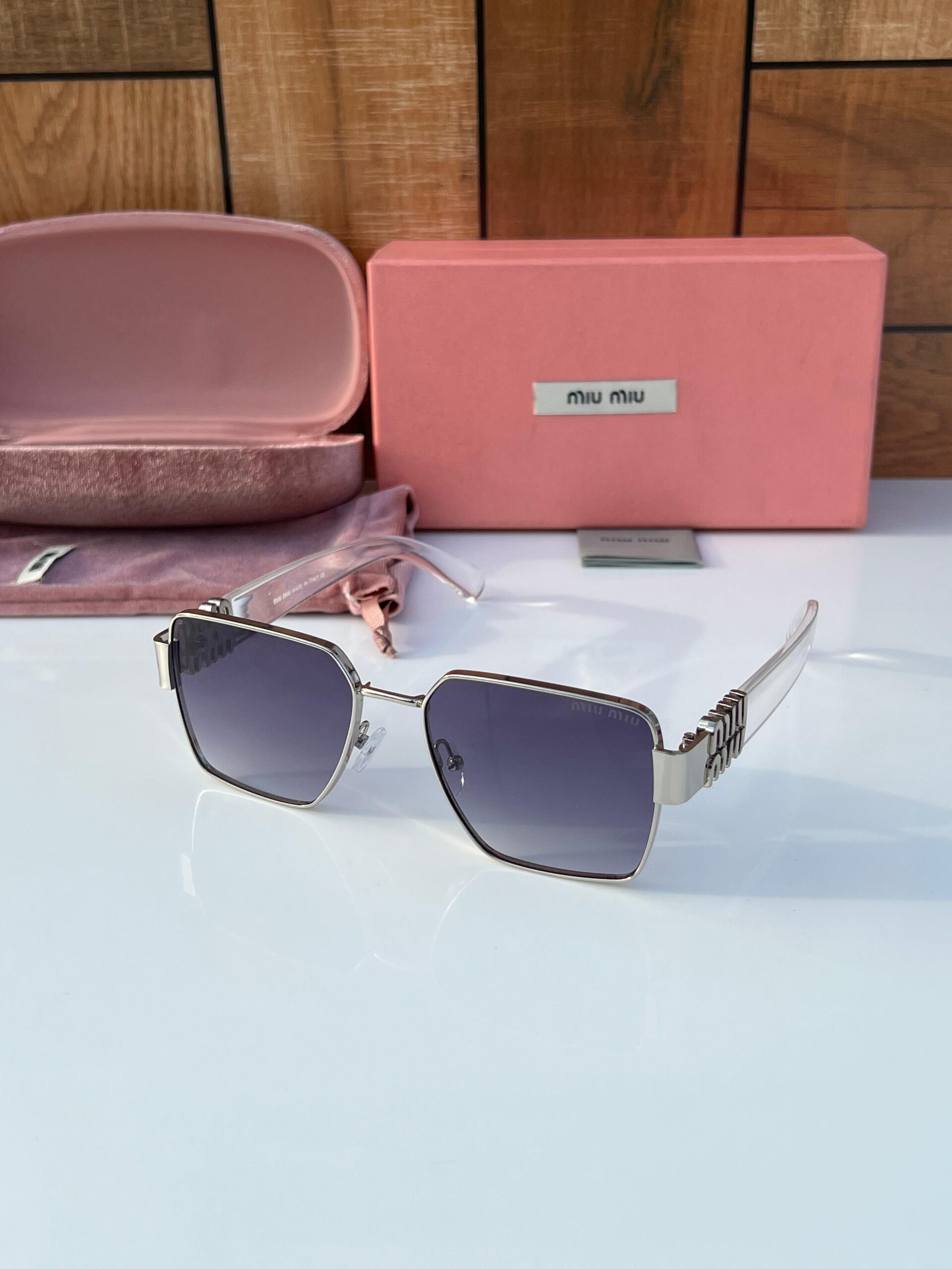 Miu miu 720 silver black