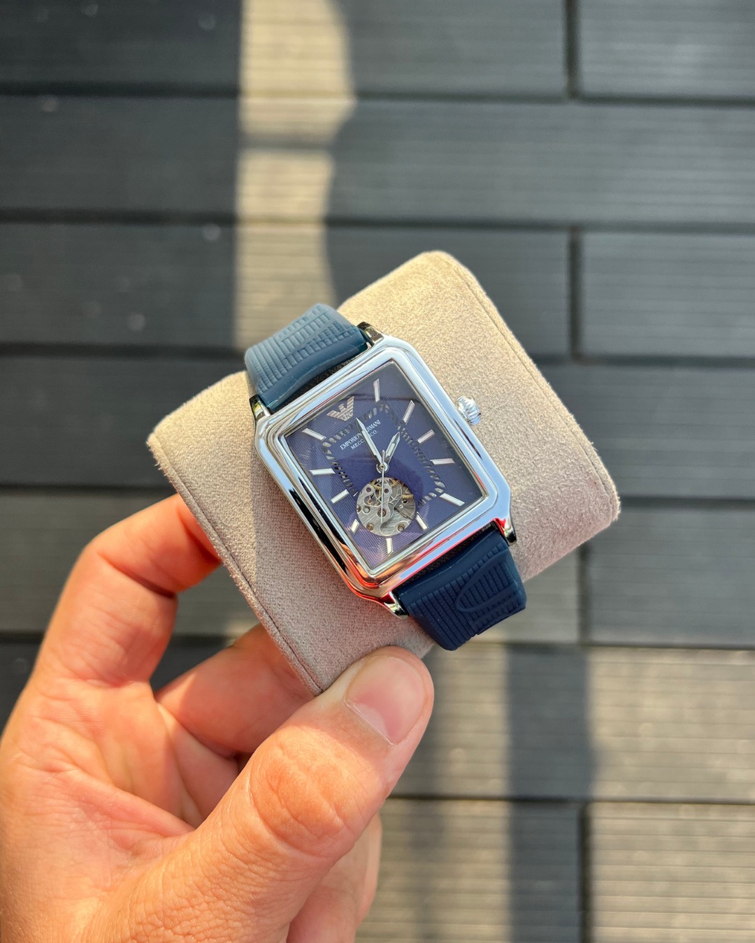 Emporio Arman_i Meccanico Automatic Blue