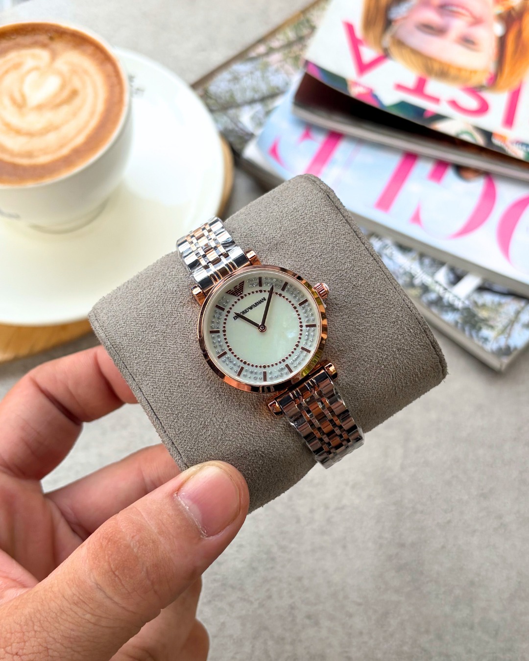 Emporio Arman_i Classic Copper Ring