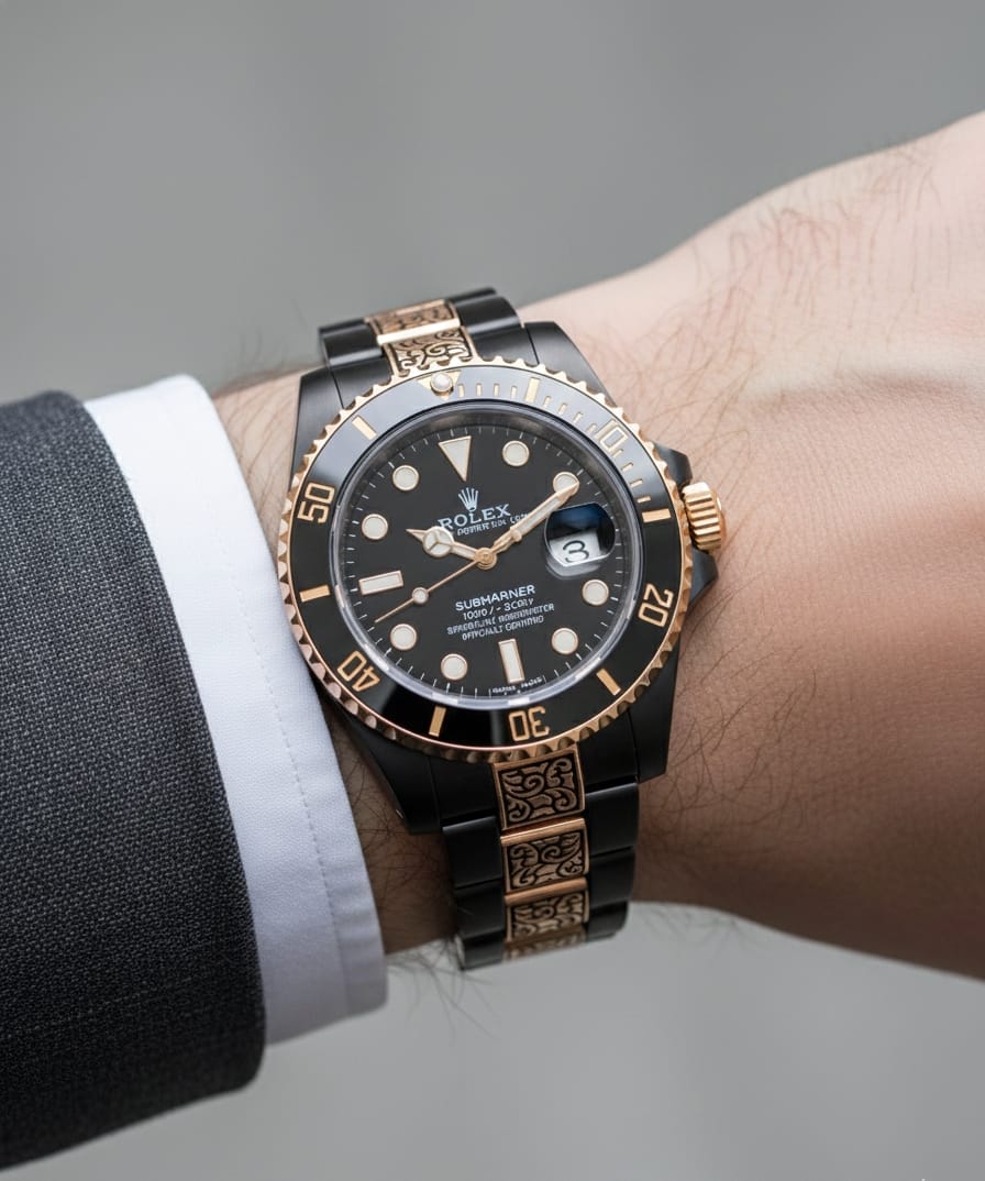 Role_x Oyster perpetual Submarine Vintage Copper