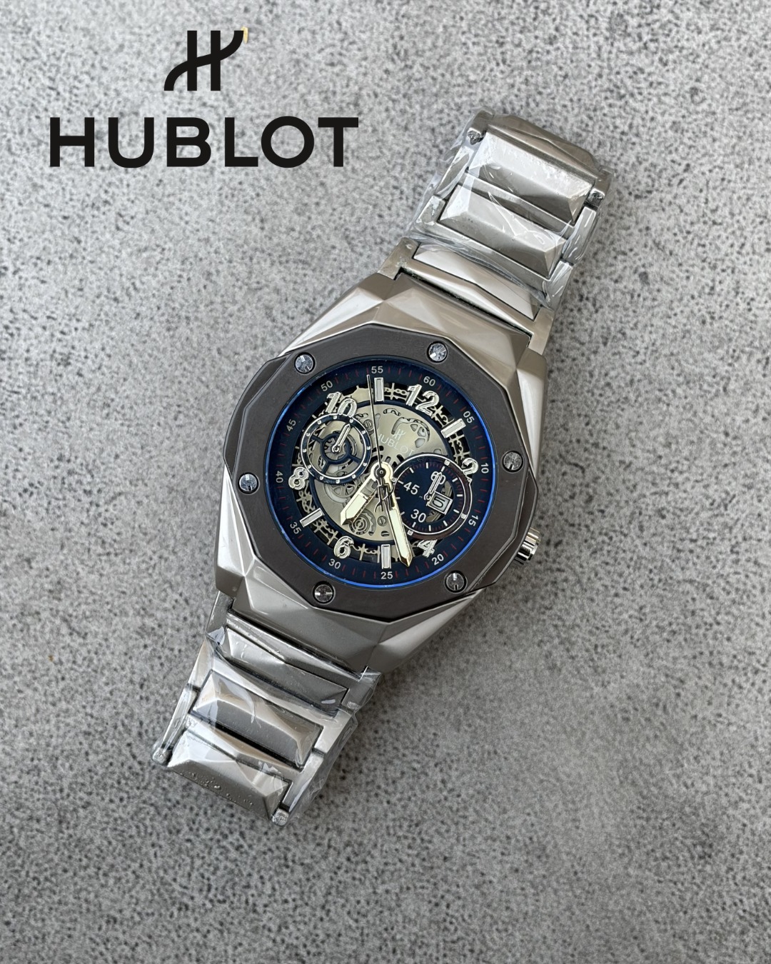 Hublo_t BigBang Tourbillion Silver-Black