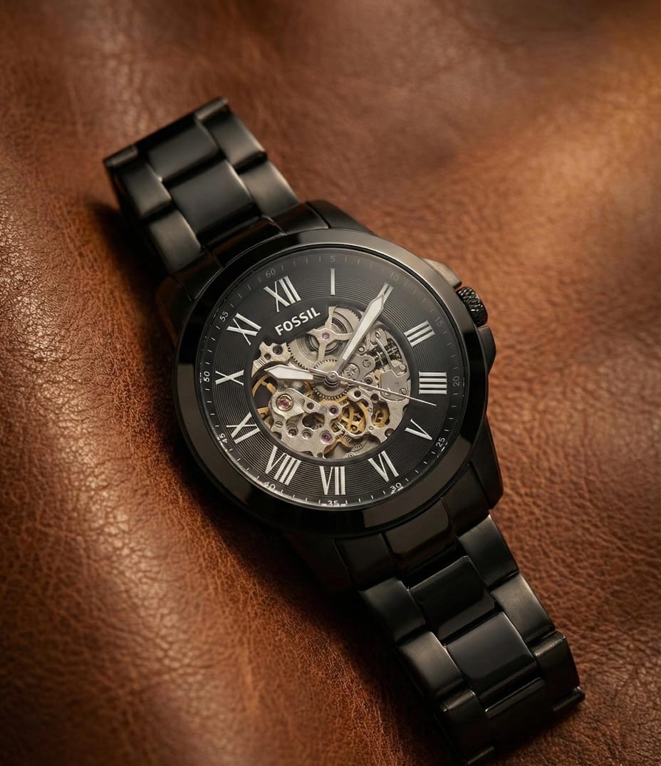 Fossi_l Grant Automatic Full-Black