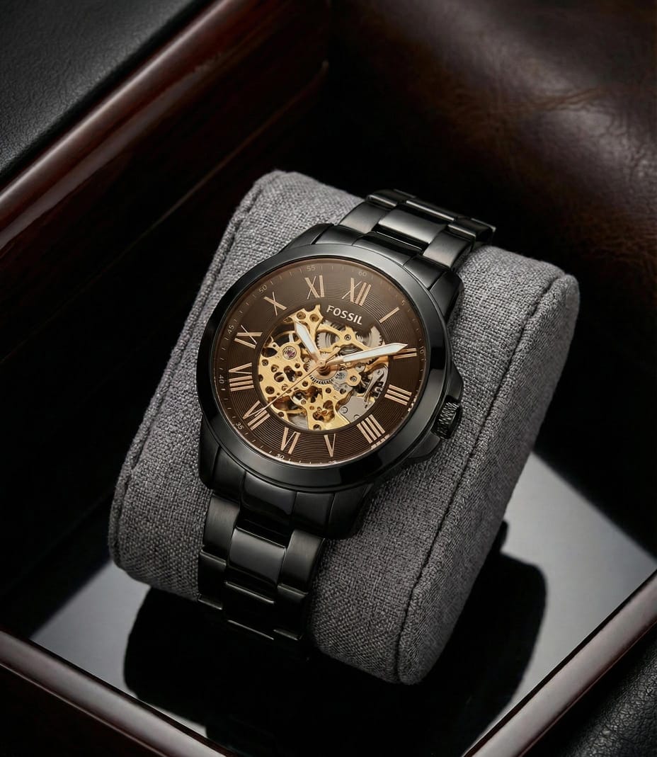 Fossi_l Grant Automatic Black-Brown