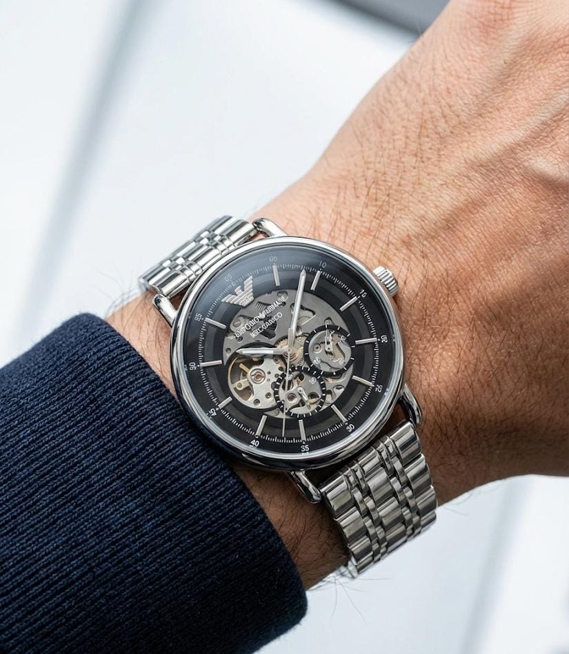 Emporio Arman_i Meccanico Automatic skeleton