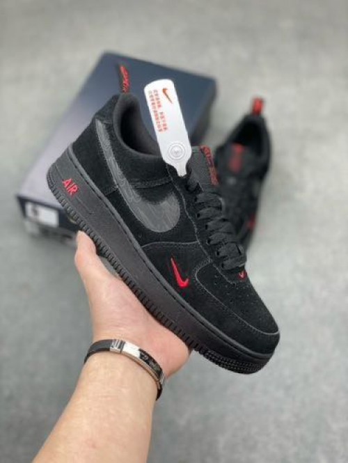 NIK_E AIRFORCE 1 MULTI SWOOSH BLACK CRIMSON FIX
