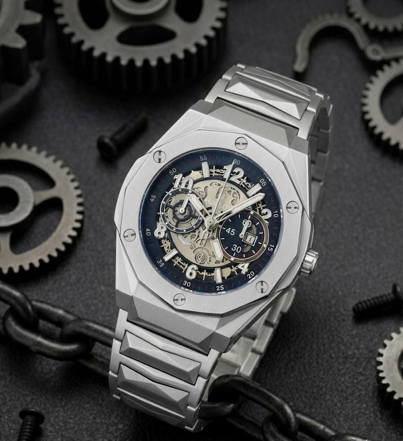 Hublo_t BigBang Tourbillion Silver-Black
