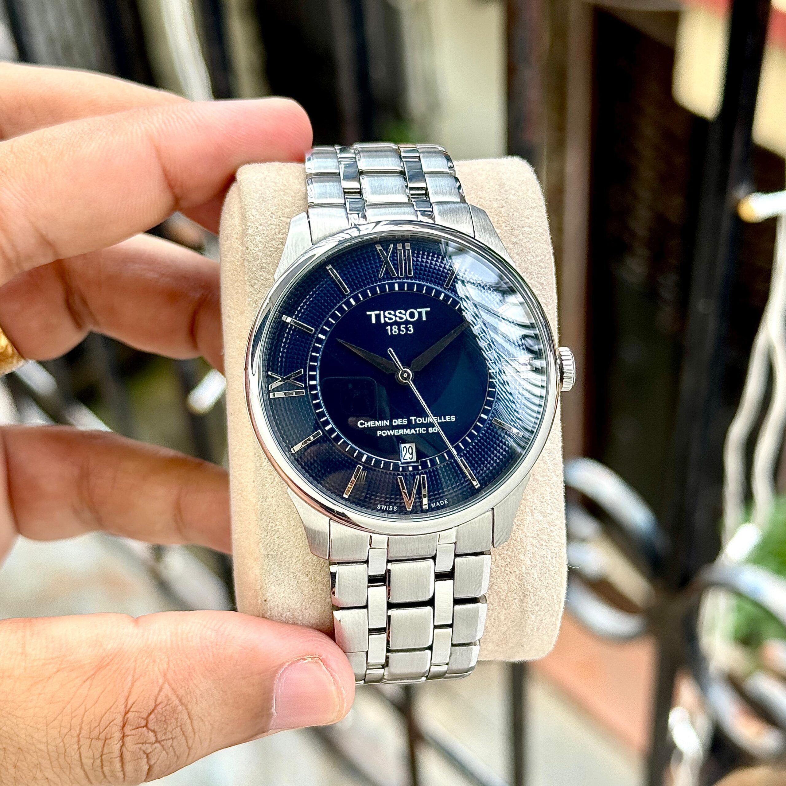 Tisso_t chemin des tourelles automatic Blue