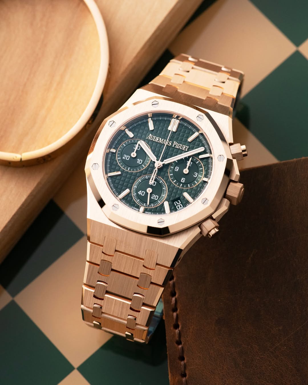 Audemars pigeu_t royal oak chronograph Green