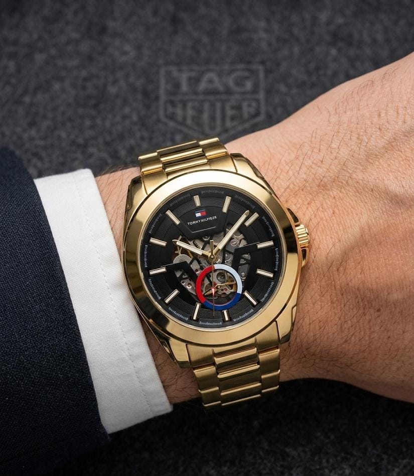 Tomm_y Hilfiger automatic skeleton