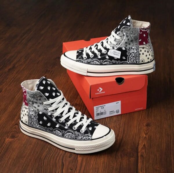CONVERS_E CHUCK TYLOR ALL STAR 70 OFF SPRING PAISLEY BLACK
