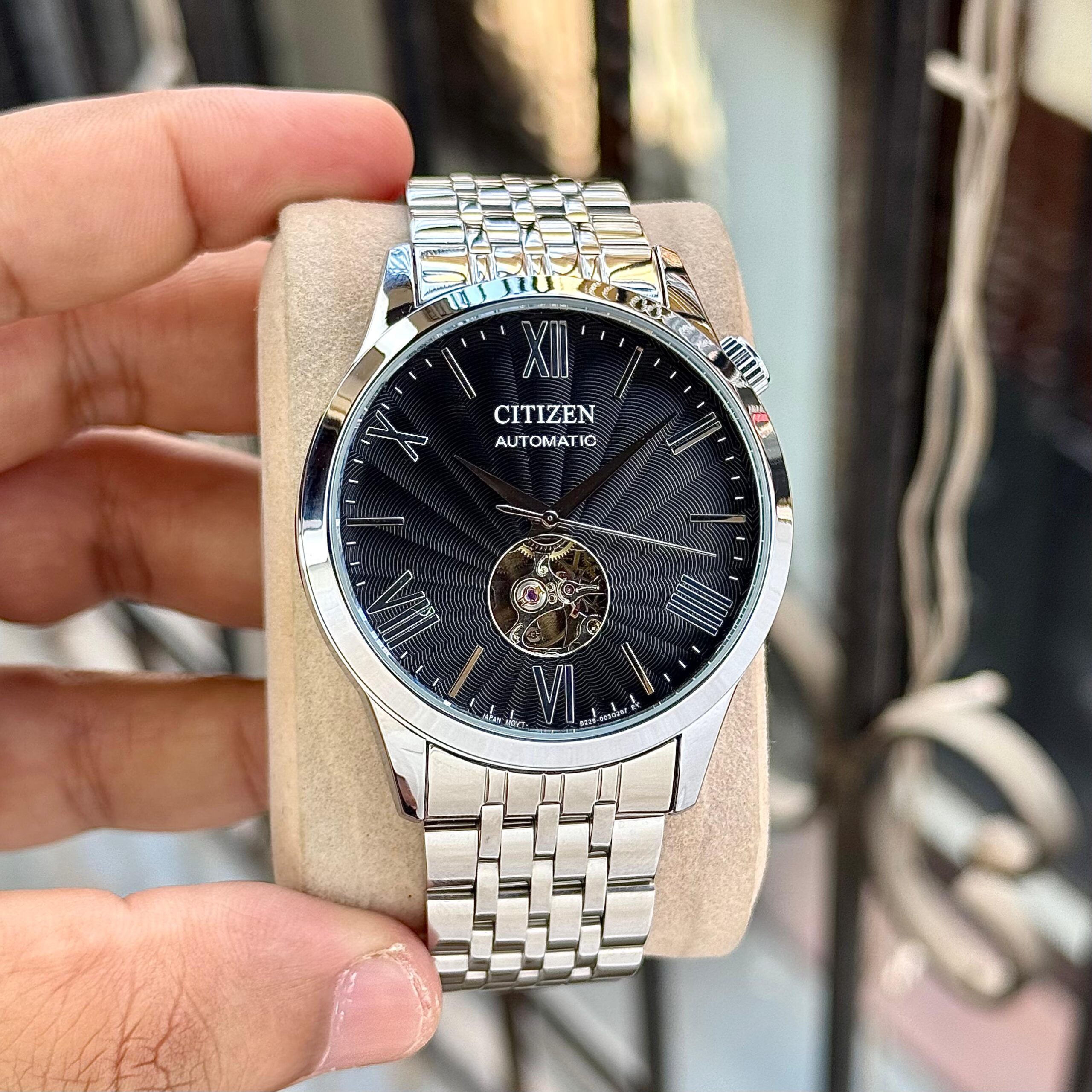 Citize_n Mechanical Open Heart Automatic Black