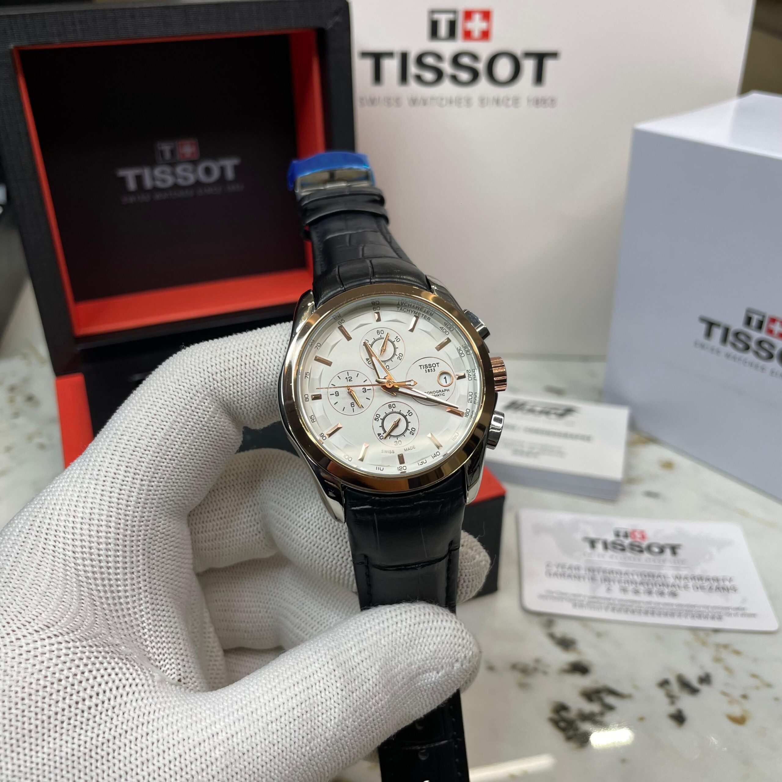 Tisso_t 1853 Couturier Black-Copper-White