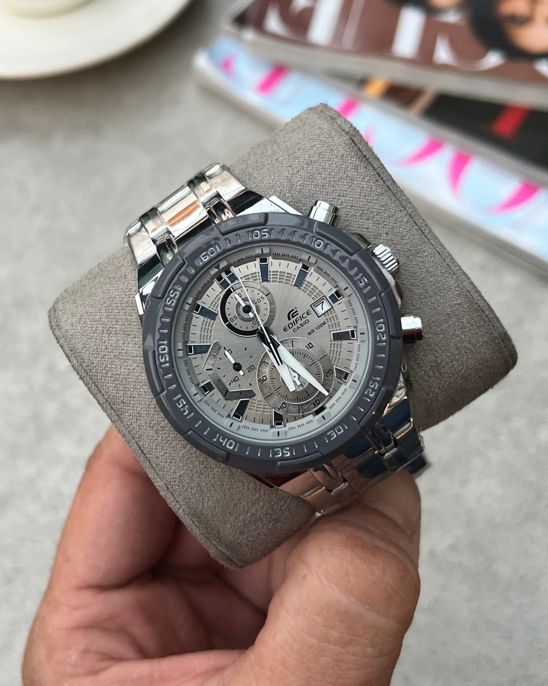 Casio Edifice Efr539 Silver-Grey