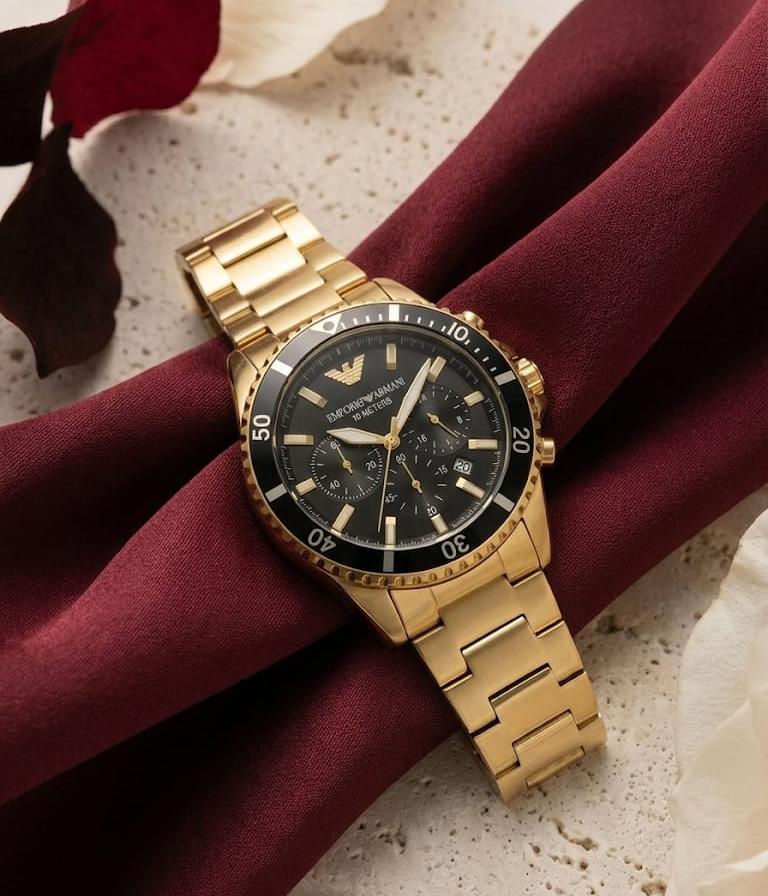 Emporio Arman_i AR70010 Quartz Gold-Black