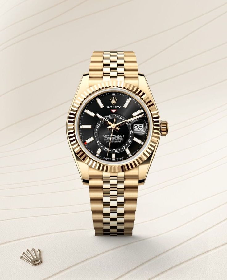 Role_x Oyster Perpetual Sky Dweller Gold-Black