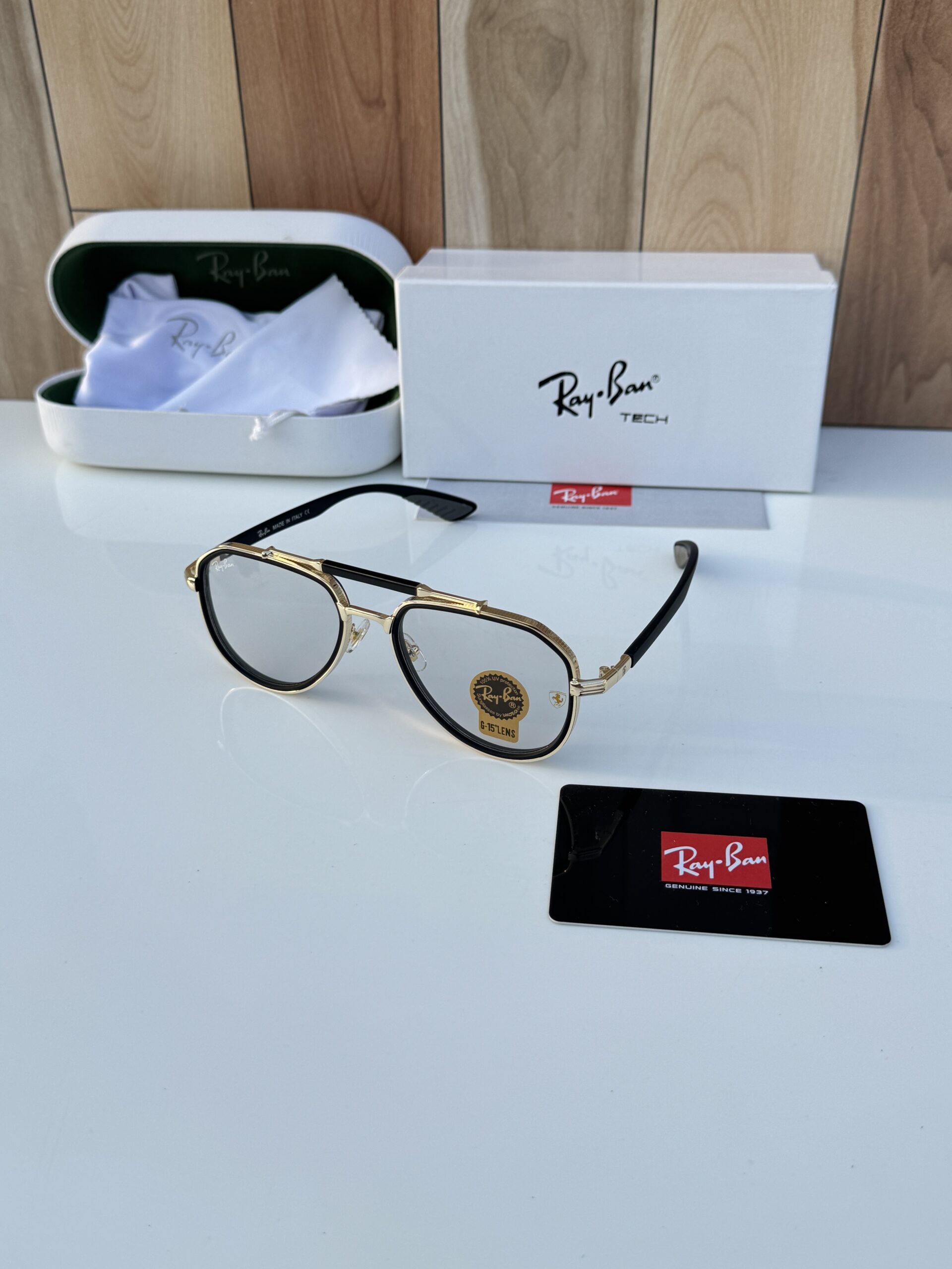 Rayban 3505 gold plano