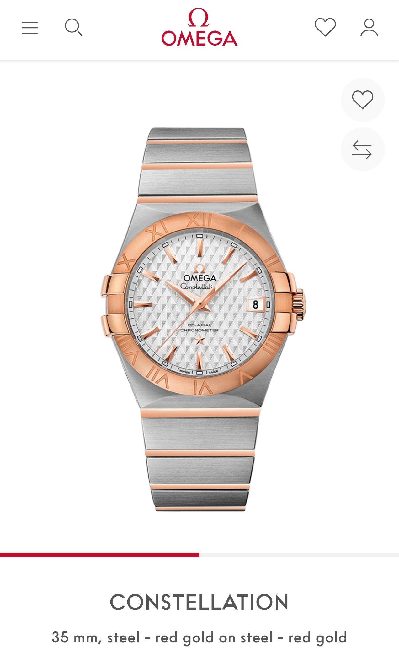 Omeg_a Constellation Co-Axial Chronometer mens