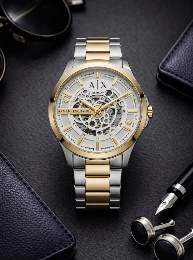 Arman_i Exchange Ax2418 Hampton Automatic 2Ton-Gold-White