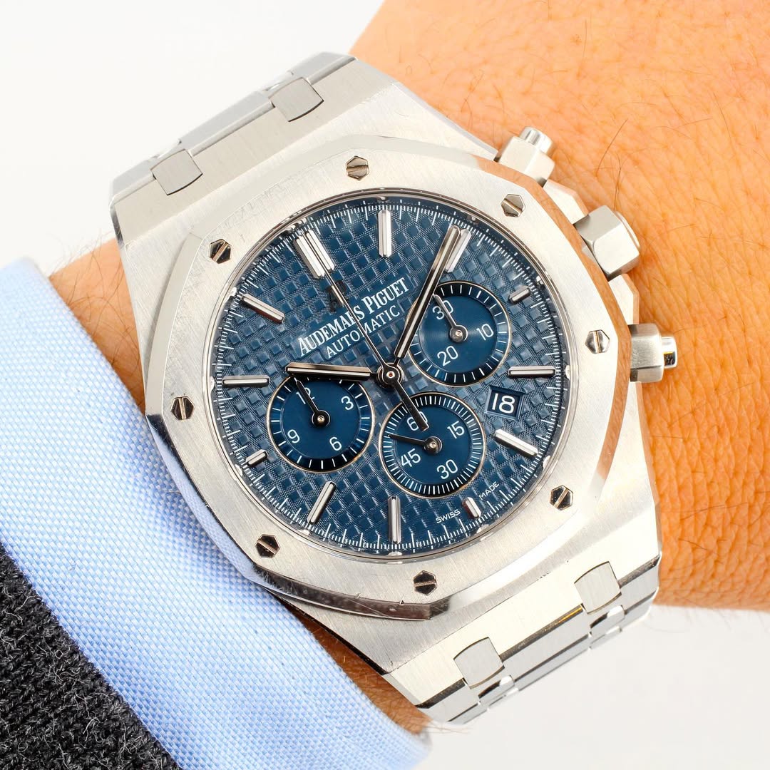 Audemars_piguet Royal Oak Chronograph Blue