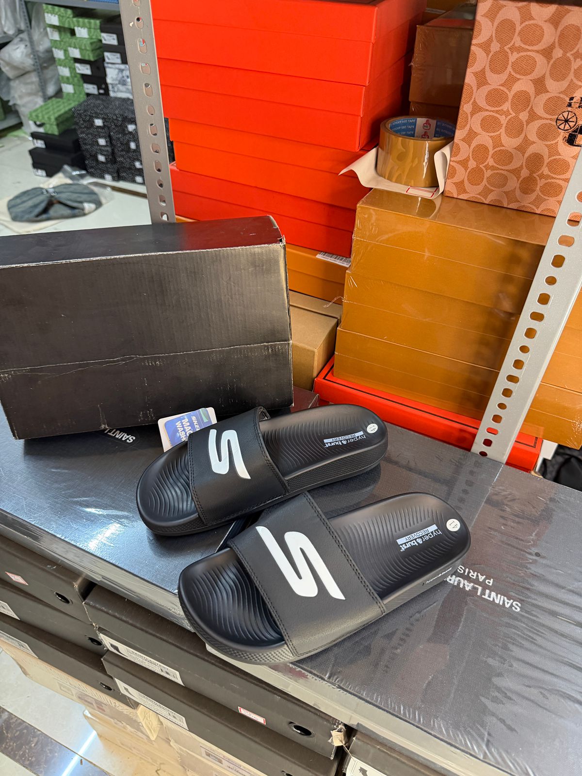 Skecheerss Hyper Burst Slide black