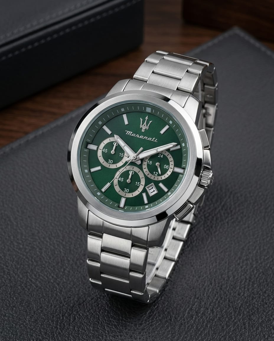 Maserati Potenza Silver-Green