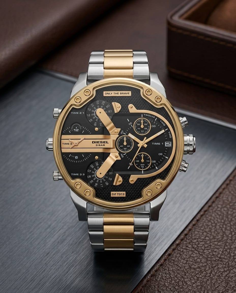 Diese_l 3 Bar Big Dady Heavy Quality 2Ton-Gold-Black