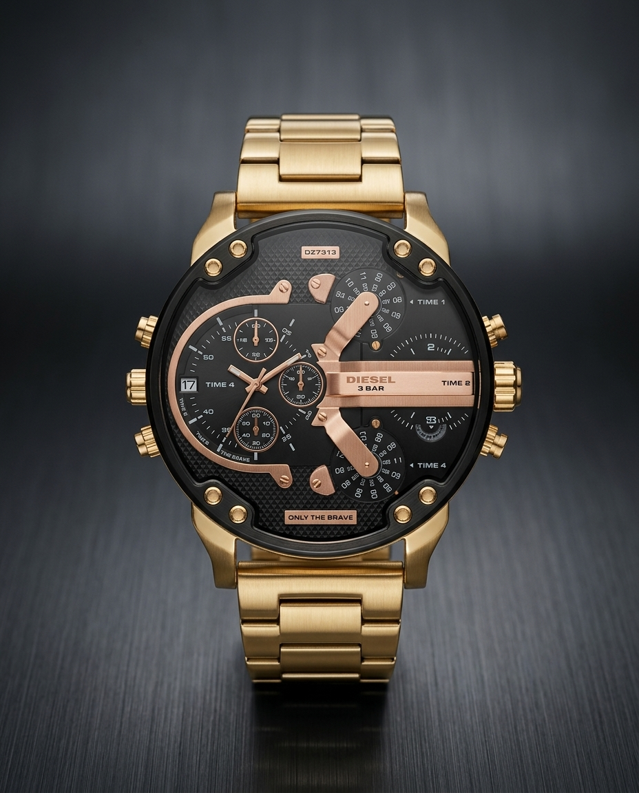 Diese_l 3 Bar Big Dady Heavy Quality Gold-Black-Copper